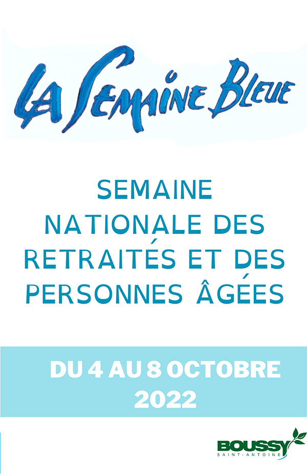 Programme semaine bleue